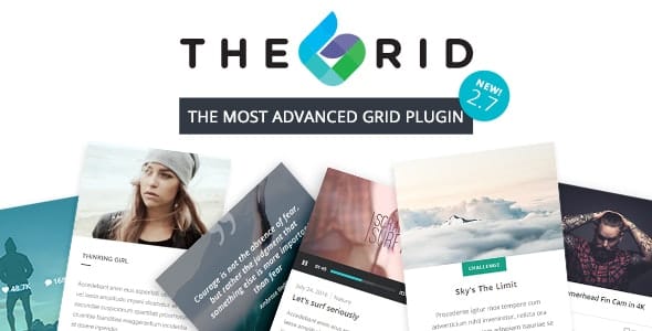 wordpress响应式网格插件The Grid v2.7.4 Responsive Wordpress Grid Plugin模板插件